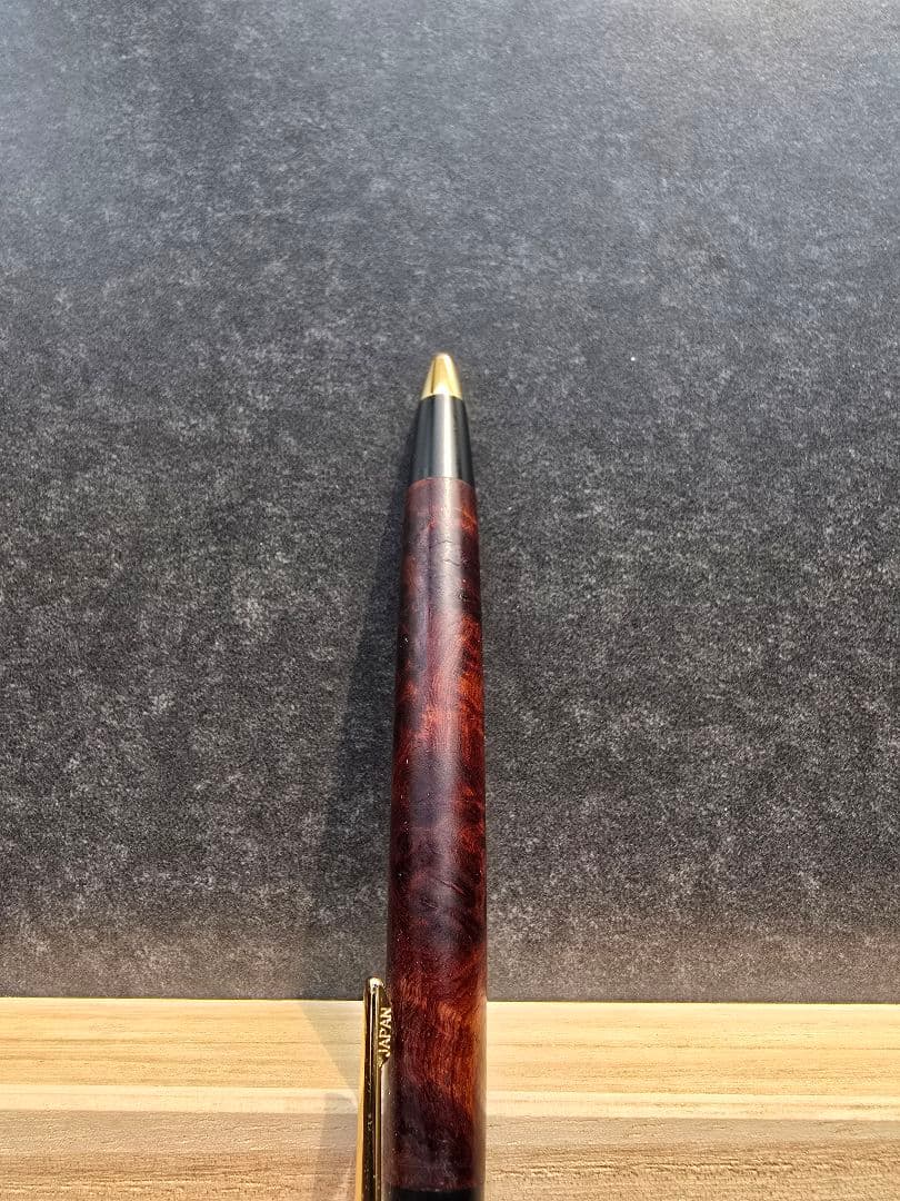 野原工芸 新型シャーペン 特上花梨瘤杢