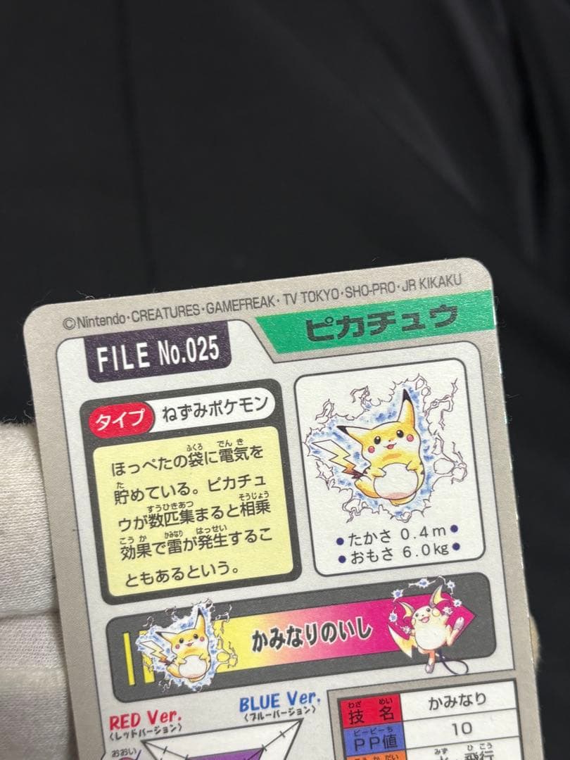 ポケモンカード ピカチュウ カードダス バンダイ FILE