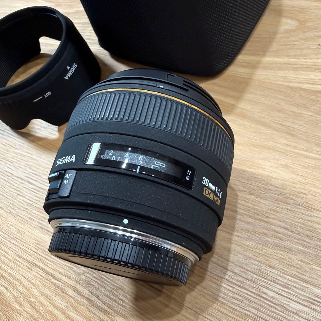 美品 Sigma 30mm F1.4 EX DC HSM オリンパス