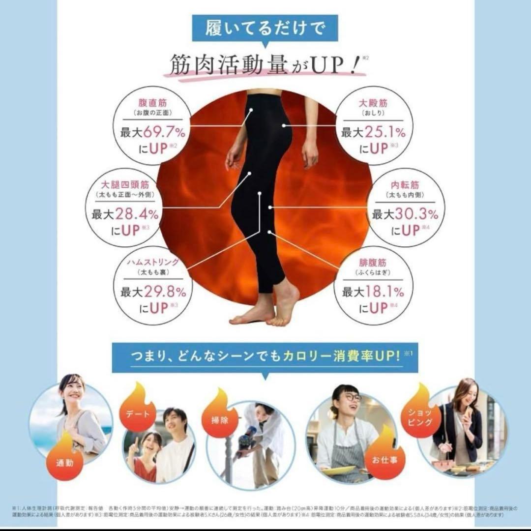 新品 ベルミス スリムレギンス LL 4枚セット着圧レギンス 美脚 ダイエット
