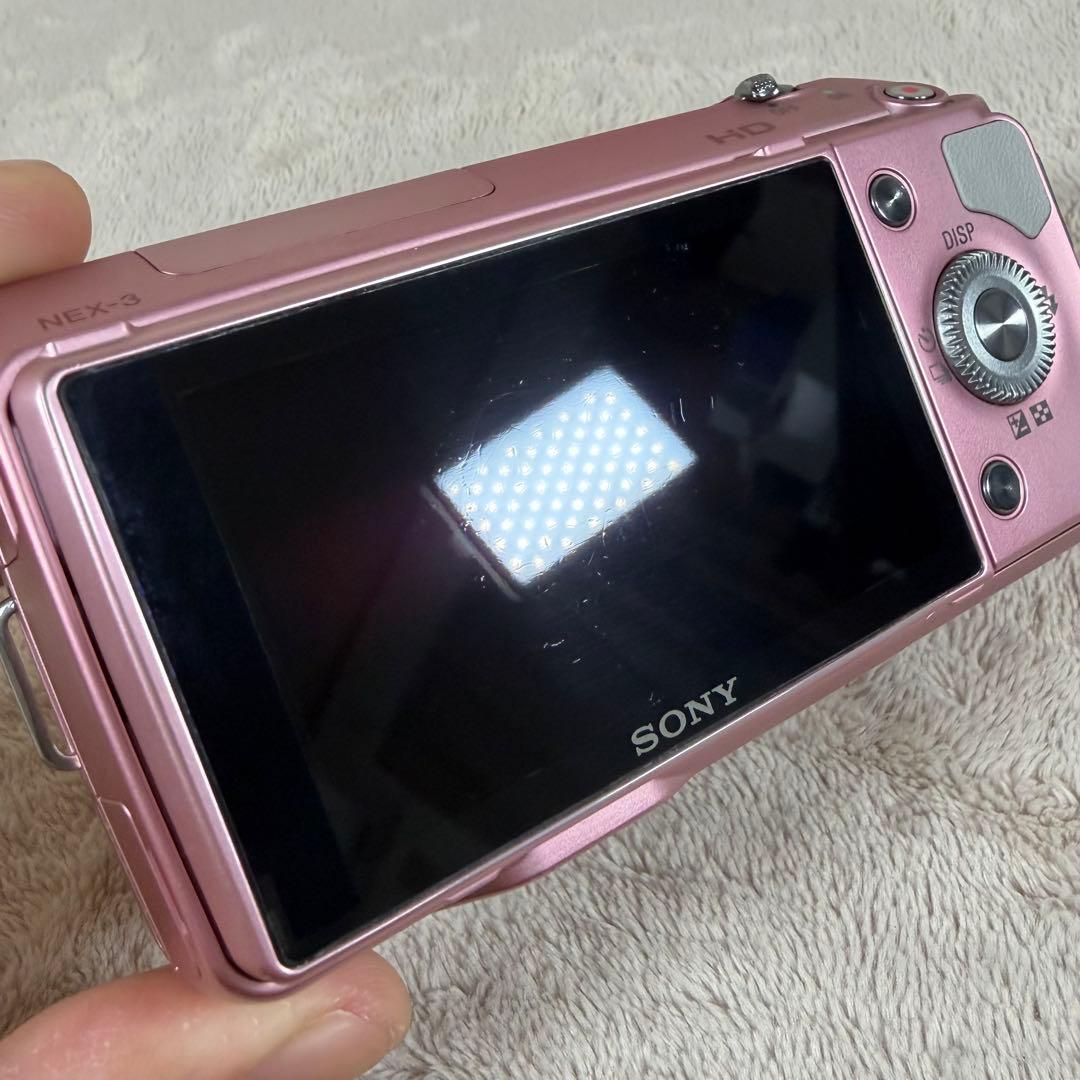 【箱付き美品】SONY NEX-3D ダブルレンズキット　ローズピンク