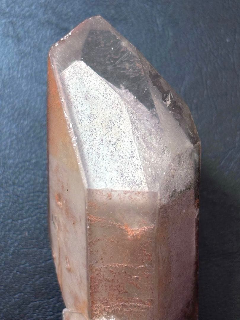 【超希少】ホワイトファントム 水晶 原石(ブラジル産) 鉱物標本 富士