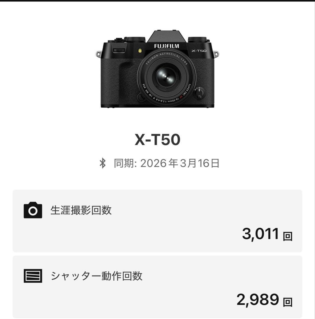 FUJIFILM 富士フイルム X-T50 レンズキット