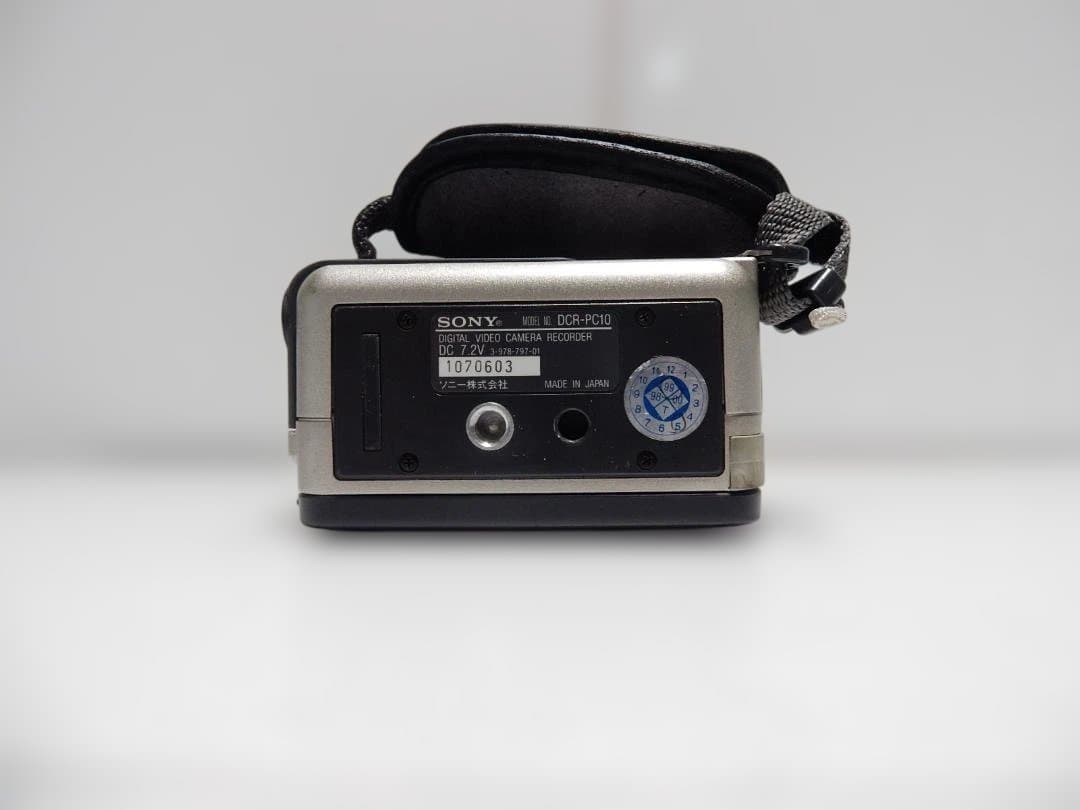 動作品　Mini DV　ソニーデジタルビデオカメラ　SONY DCR-PC10