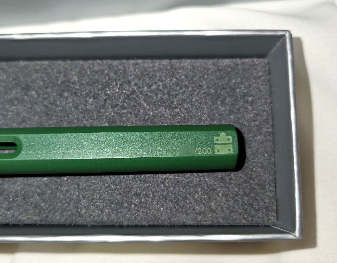 趣味文20周年記念 LAMY 万年筆 サファリ フィールドグリーン 14K 細字