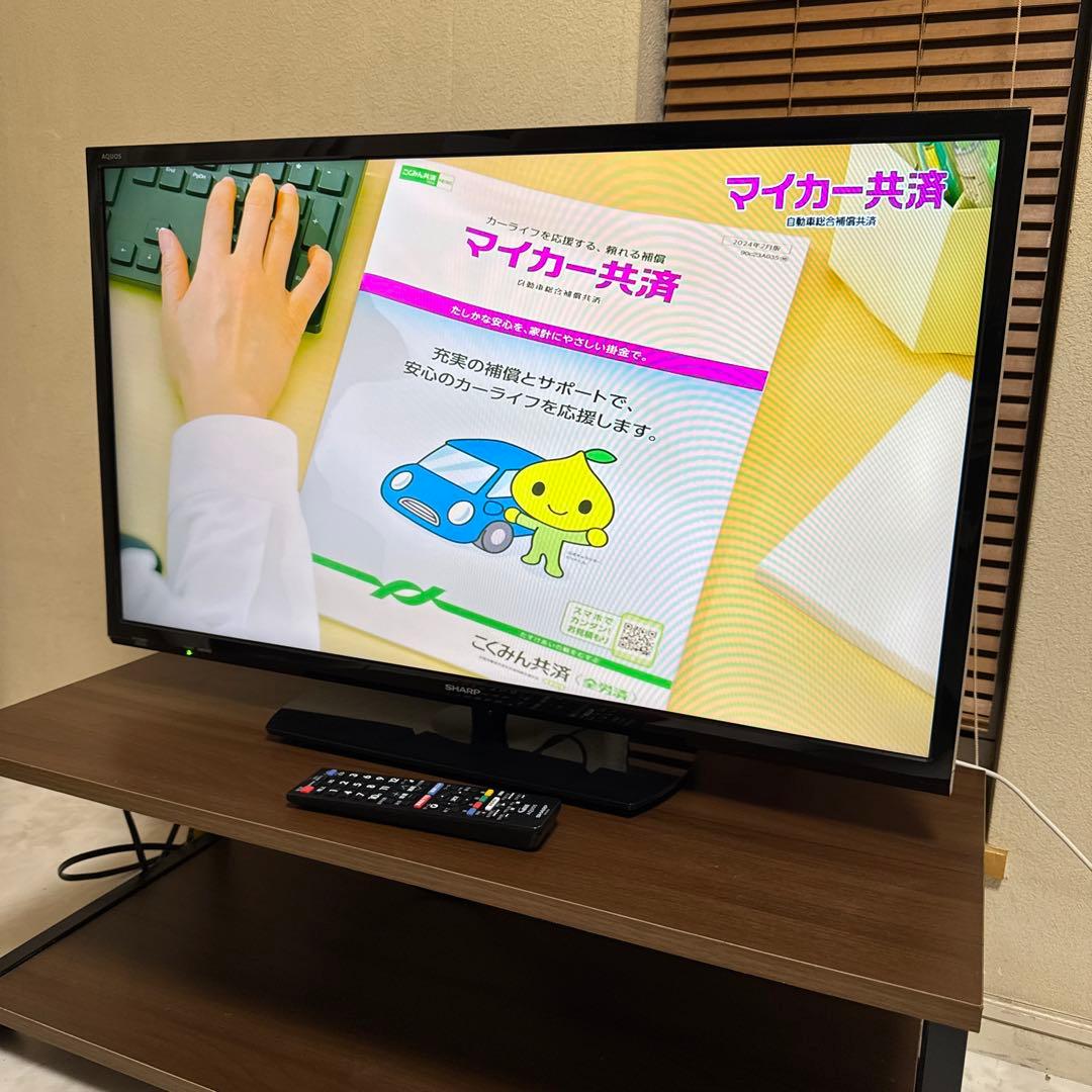SHARP AQUOS 32V型液晶テレビ Wチューナ 外付機器対応 2018年
