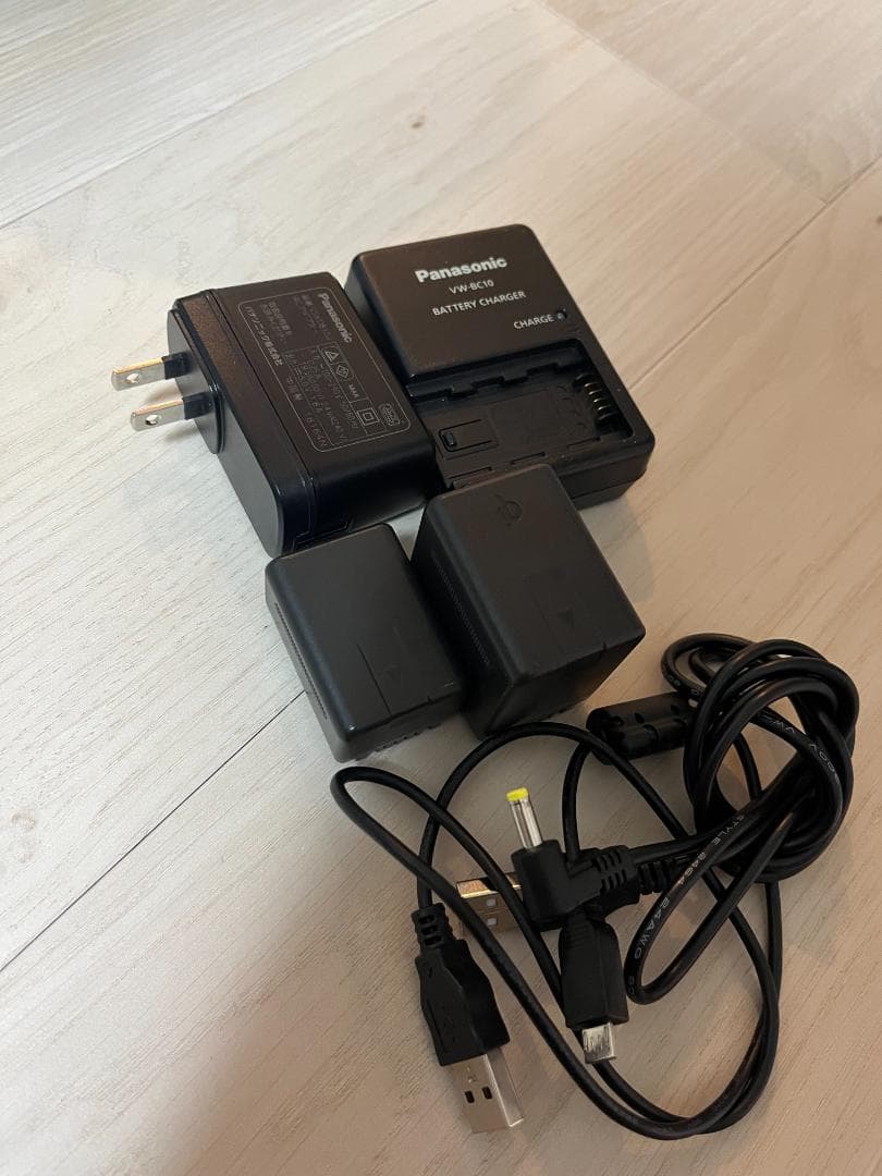 Panasonic HC-V480MS 90倍ズーム 手ブレ補正 バッテリー2本