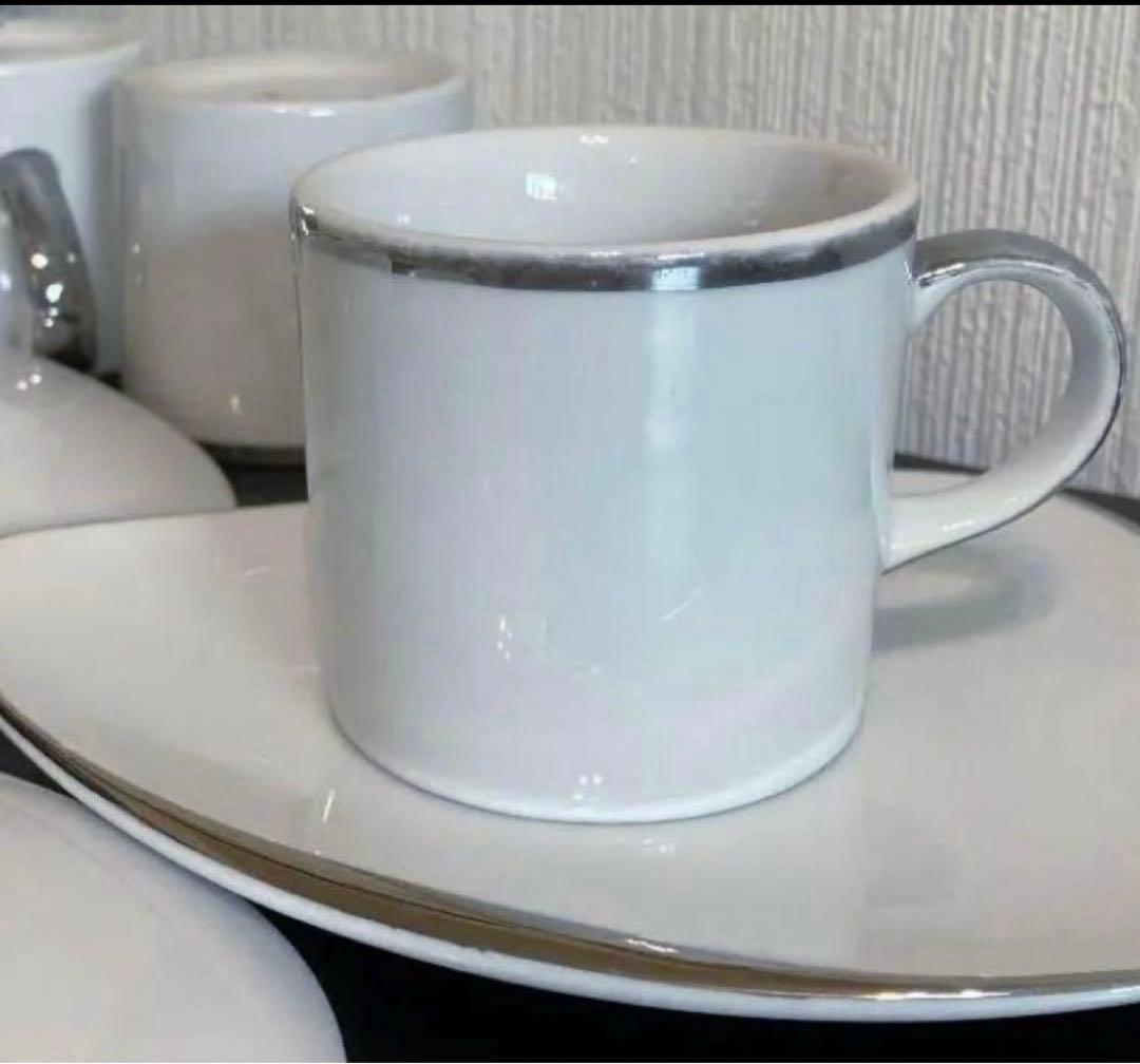 1960年代レトロヴィンテージコーヒーカップソーサーセット5個オシャレインテリア