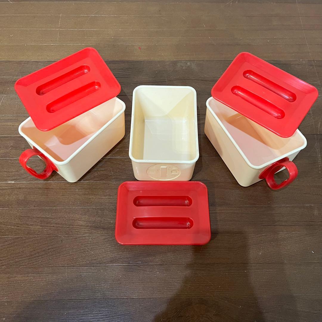 【アンティーク】昭和レトロ レトロポップ 調味料ラック 調味料ケース 古道具