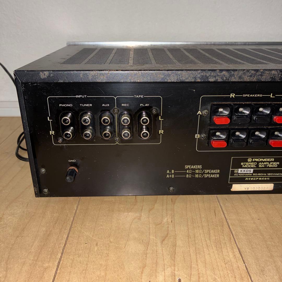 完動品！！　いい音　パイオニア　プリメインアンプ　SA-7600名機です