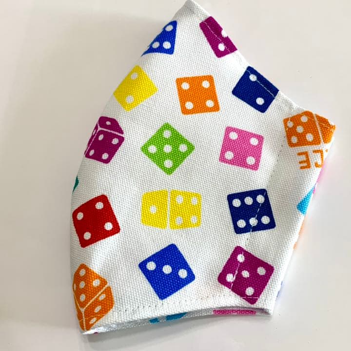 No.149 オーダーマスク　サイコロ　インナーマスク　ハンドメイド　おまとめ割