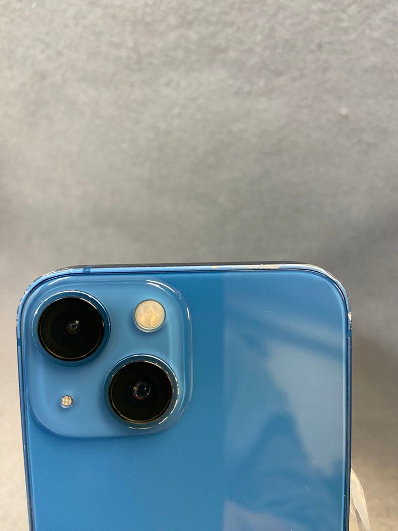 中古 国内版 SIMフリー iPhone13 mini 256GB ブルー色