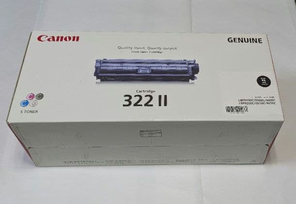 Canon 322 II レーザーカートリッジ ブラック