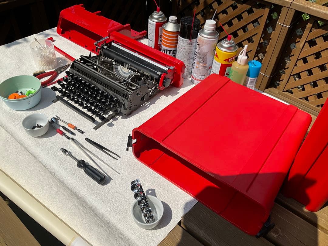 olivetti valentine s 整備済　完動品　中古品　超綺麗