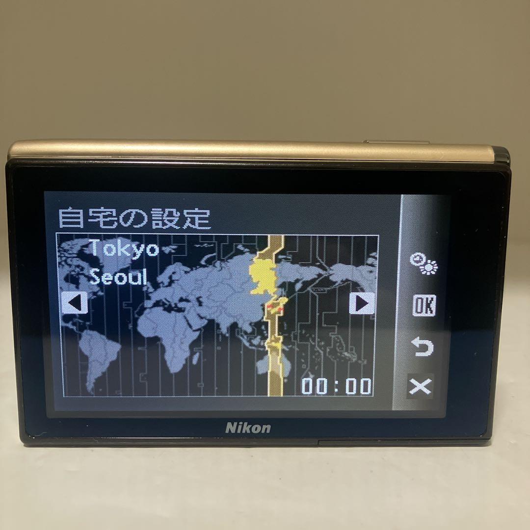 【極美品】Nikon COOLPIX S60 リッチゴールド｜大画面タッチパネル