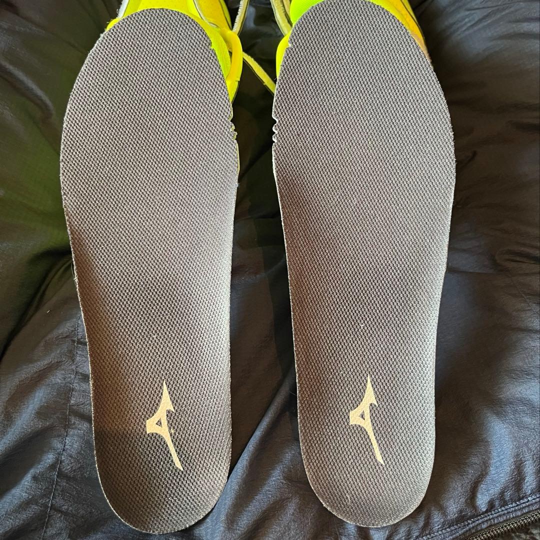 Mizuno 蛍光イエロー 安全靴 オールマイティベルクロ27cm