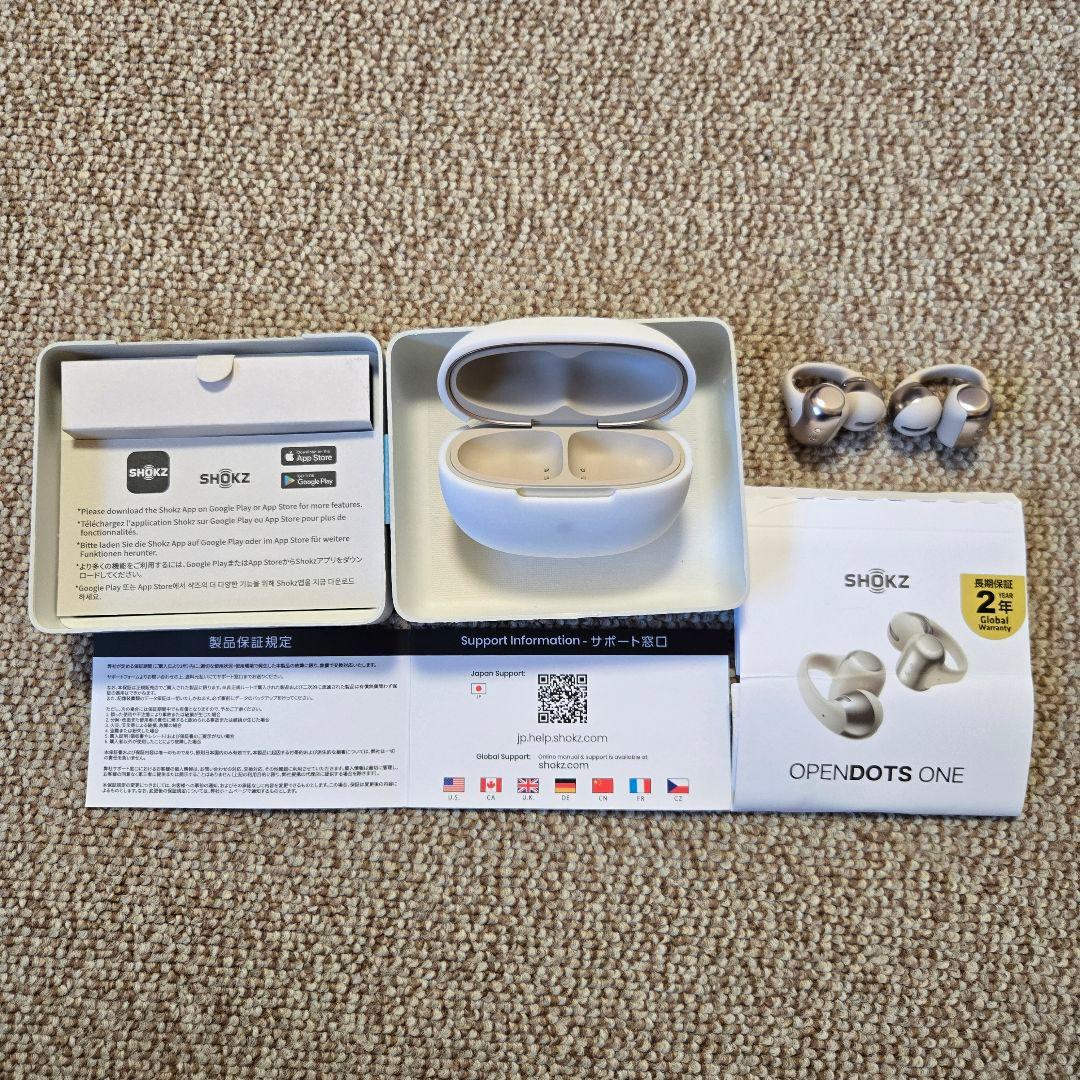 テグス！ 超美品 Shokz OpenDots ONE