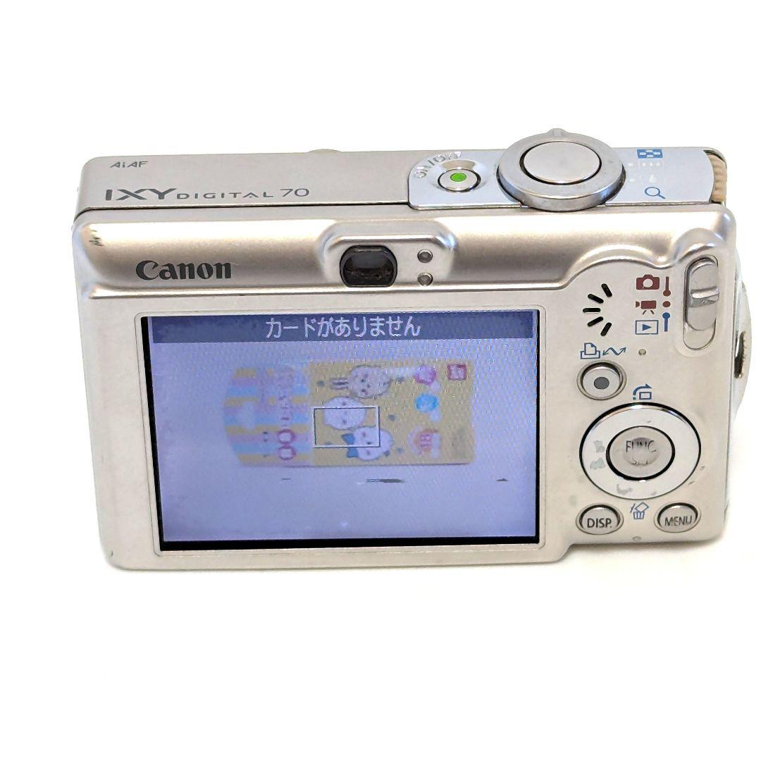 【動作良好】Canon IXY DIGITAL 70 コンパクトデジタルカメラ
