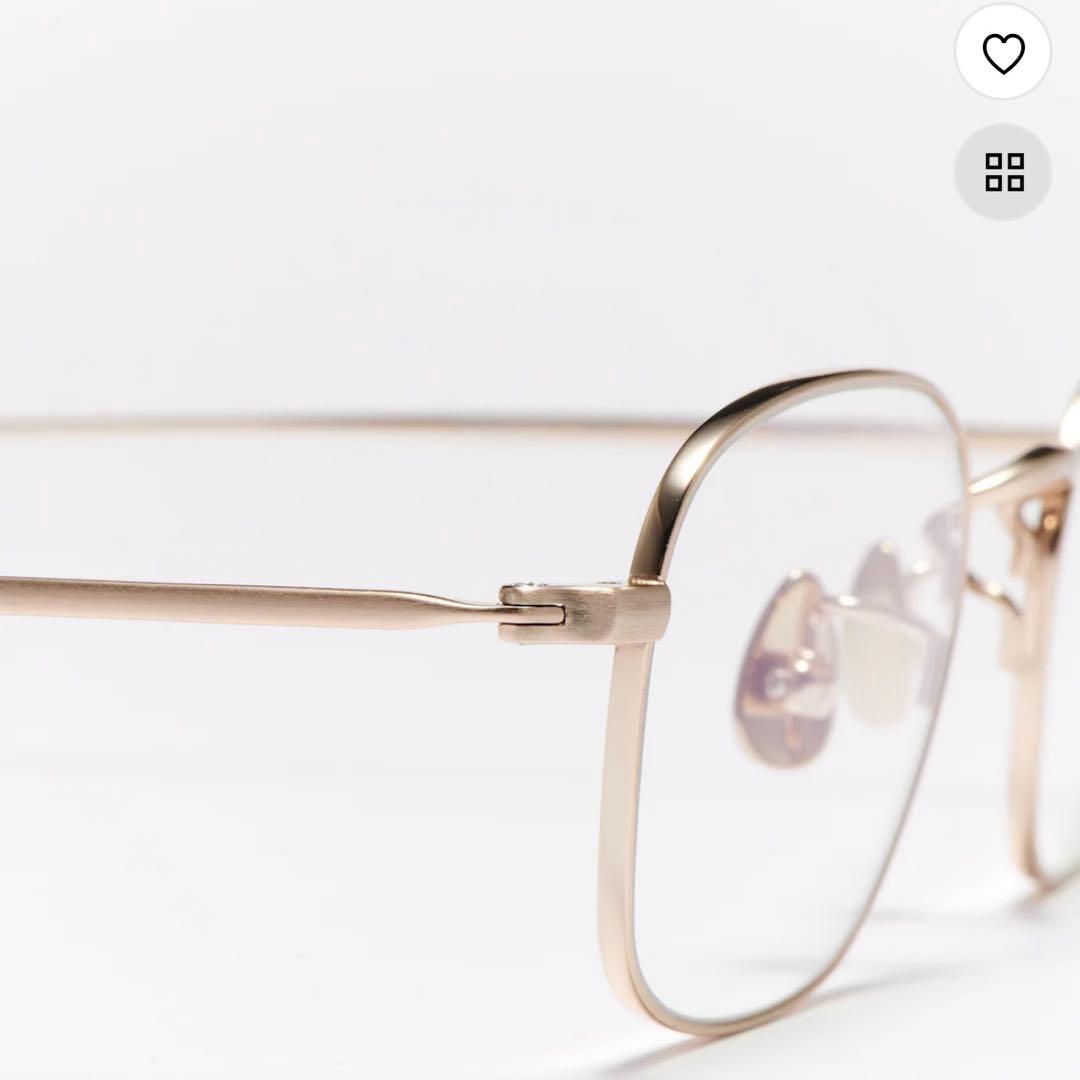 【完売品】JINS All Titanium クラシック ゴールド