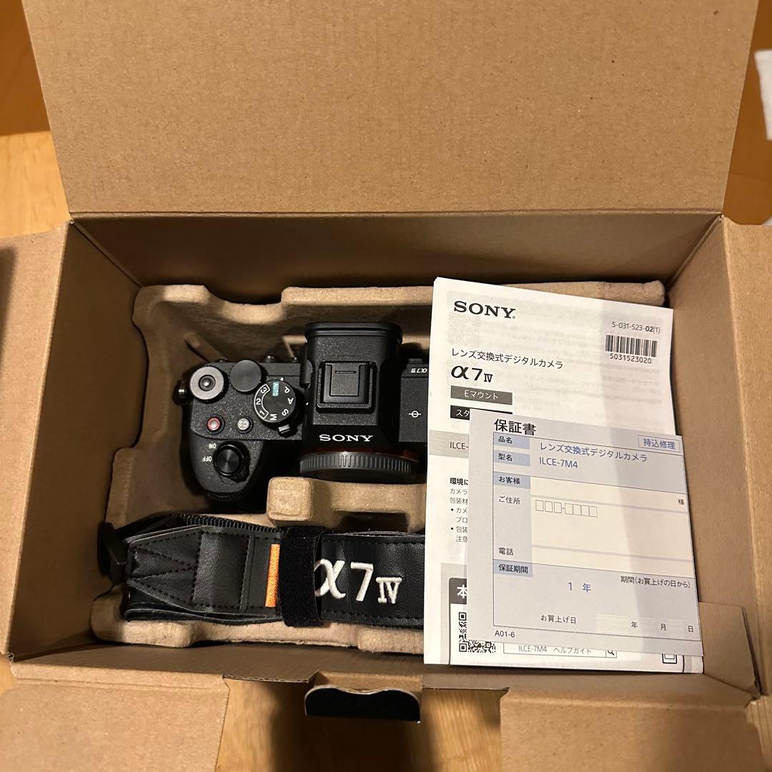 【美品】SONY α7 IV 本体+付属品