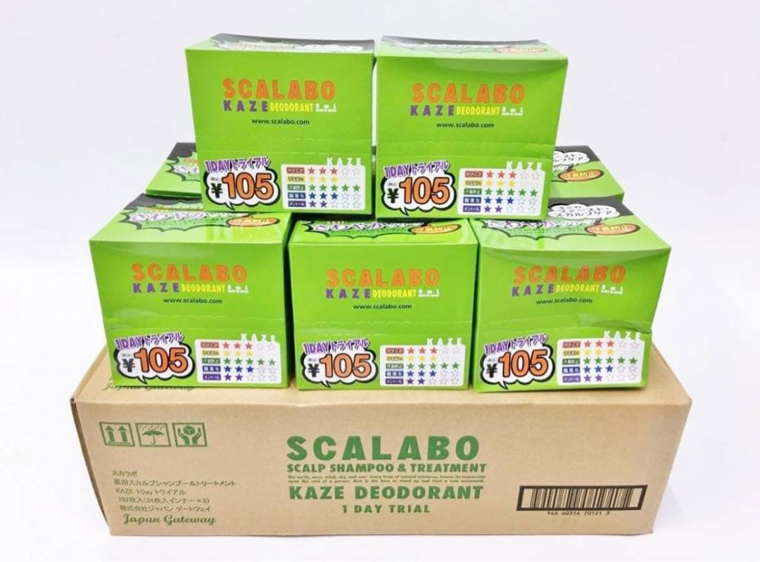 ②新品 未使用 SCALABO スカラボ 全色 1day 5箱 トライアルセット