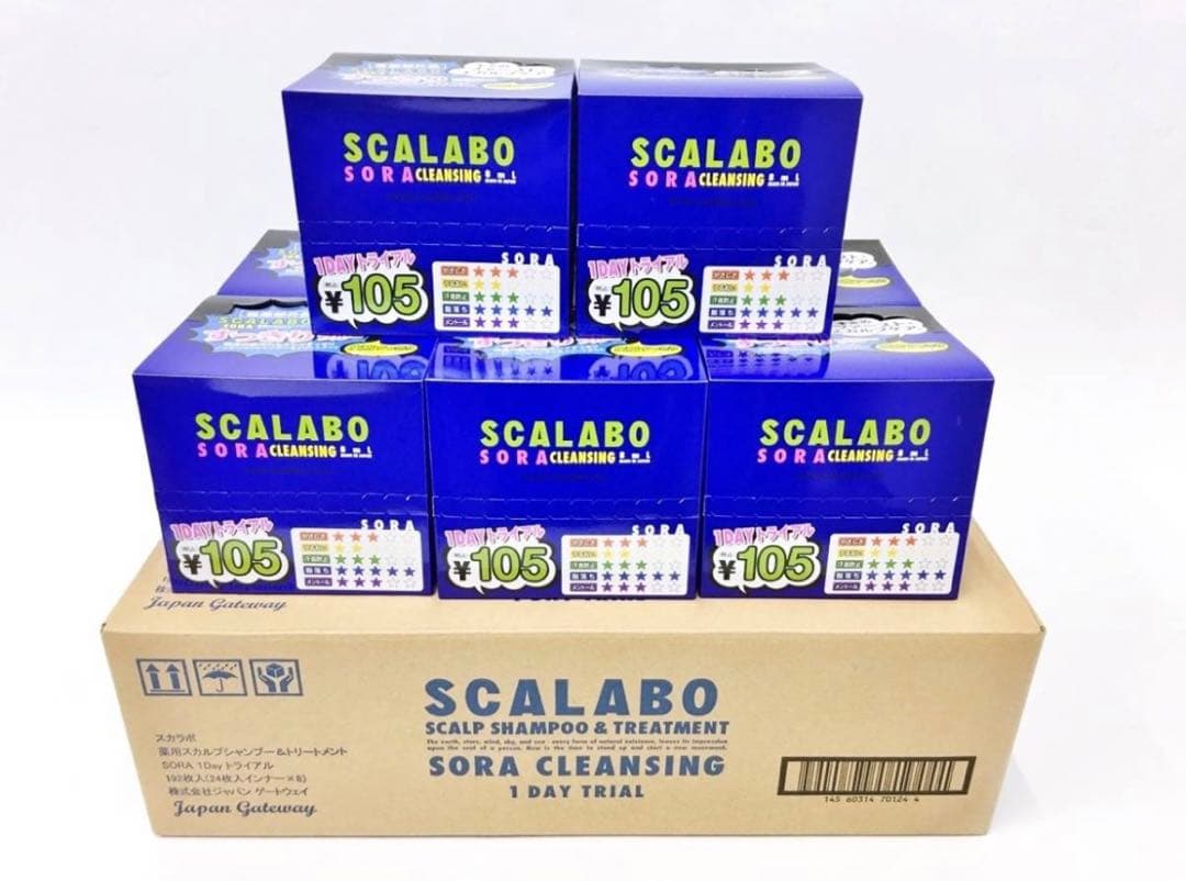 ②新品 未使用 SCALABO スカラボ 全色 1day 5箱 トライアルセット
