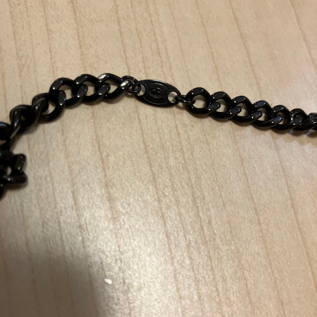 ファイテン炭化チタンチェーンネックレス 65cm ブラック