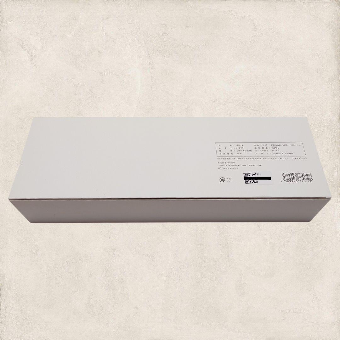 ✨本体極美品✨ KINUJO ストレートアイロン パールホワイト LM-225