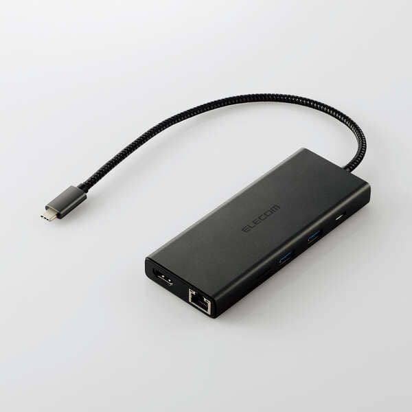 ELECOM 10PORT USBハブ DST-100BPBK ×２台セット