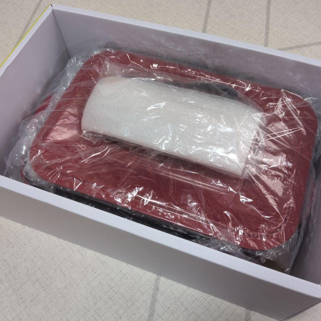 [箱付き]ブルーノ コンパクト ホットプレート 赤
