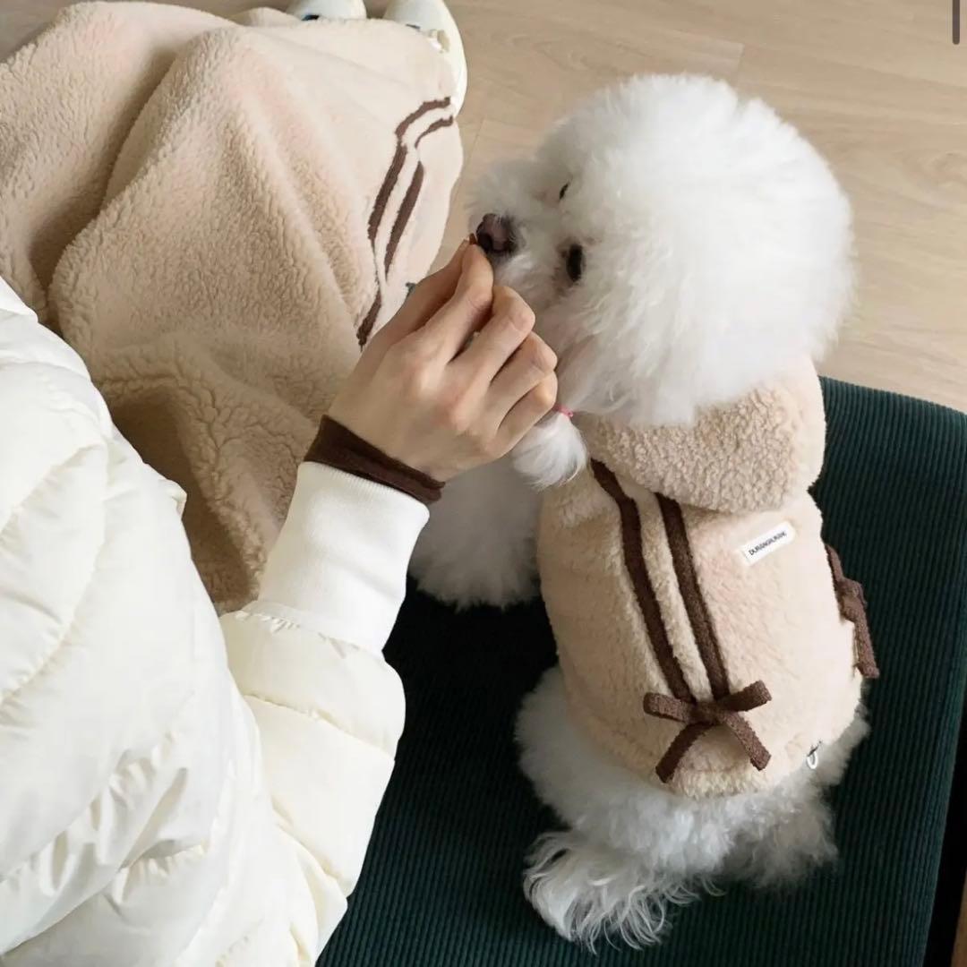 犬服・アクセサリー DURANG RURANG RIBBON BOA HOODIE JACKET