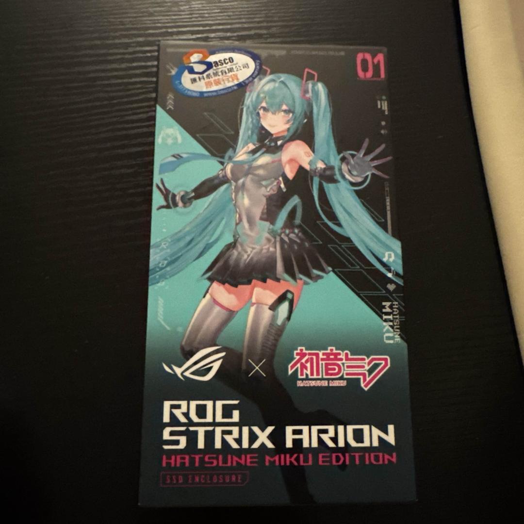 サ*イ様 ASUS香港代理 ROG Strix Arion Miku Editi