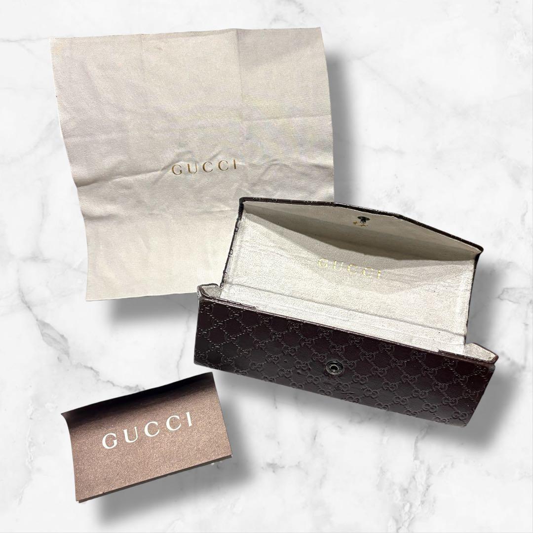 【極美品】GUCCI グッチ メガネ インターロッキング シェリーライン 度入り