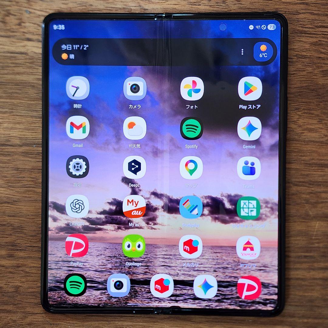 動作確認済み Galaxy z fold3 simフリー au 国内版