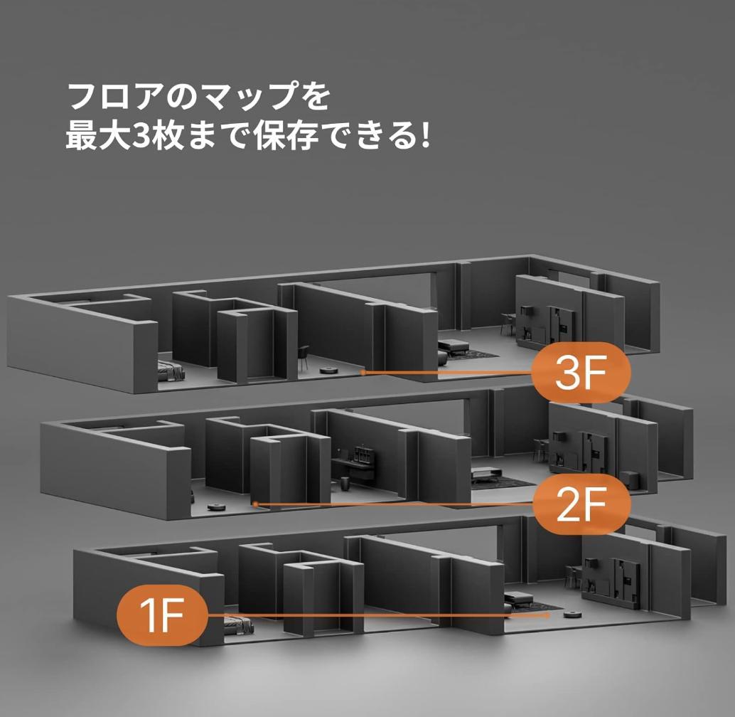新品 Neakasa N3 ロボット掃除機 4000Pa 水拭き 自動ゴミ収集