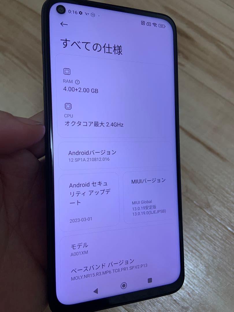 Redmi Note 10T 128GB A001XM ソフトバンク
