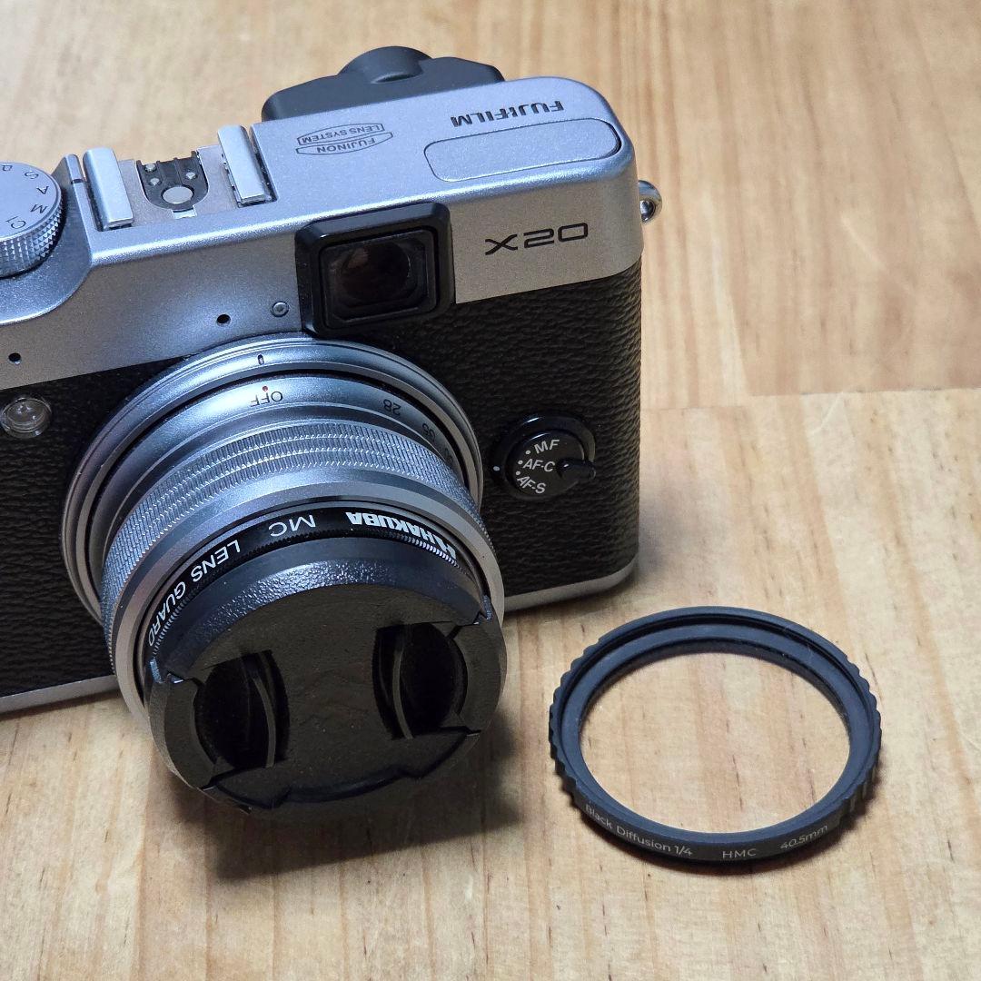 美品 富士フイルム Fujifilm X20 シルバー