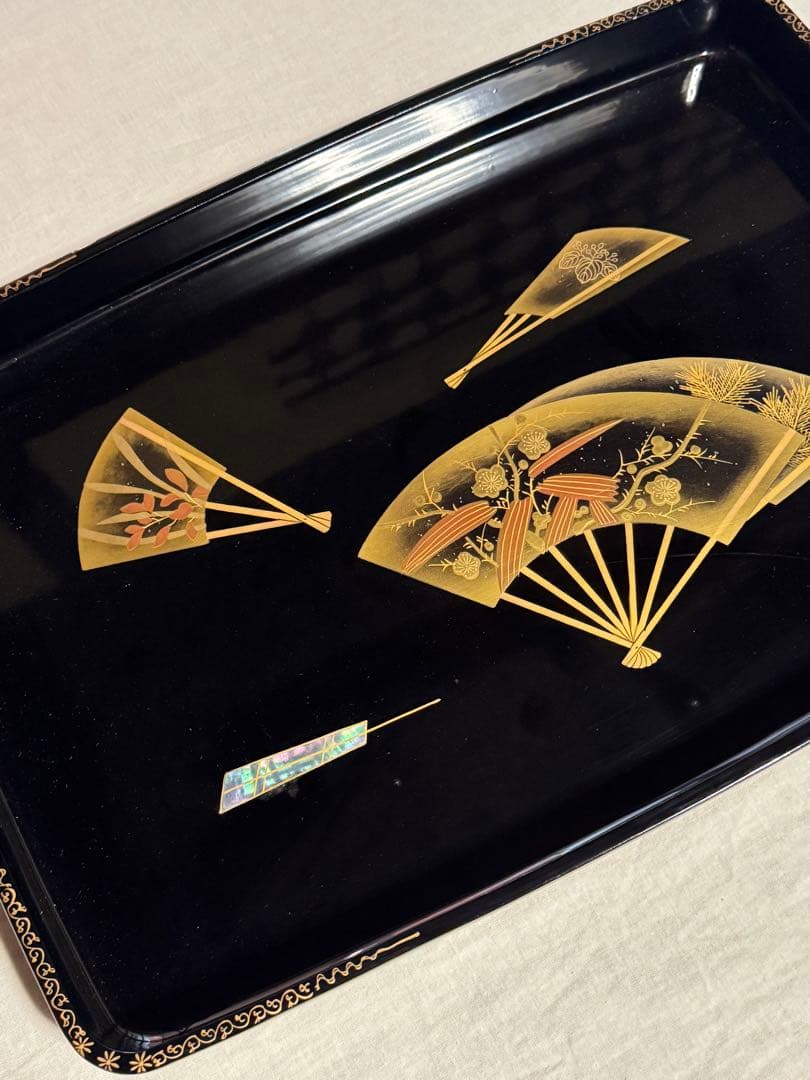 輪島塗　漆器　広蓋　盆