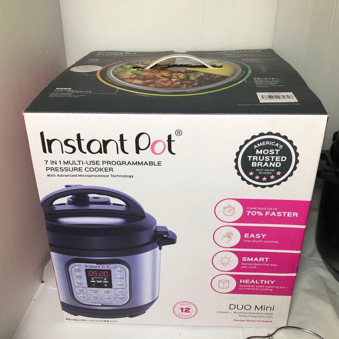 Instant Pot 電気圧力鍋DUO Mini