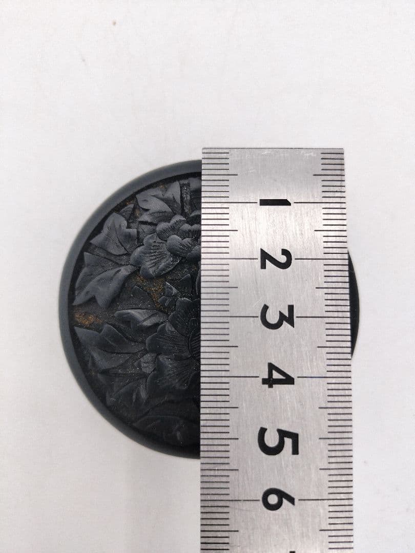 c983 香合 堆黒 木箱 茶道具 古物