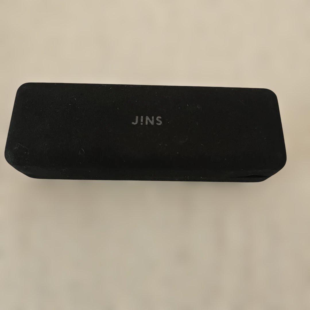 JINS ブラック&ブルーメガネ　付属ケースブラック　おまとめセット