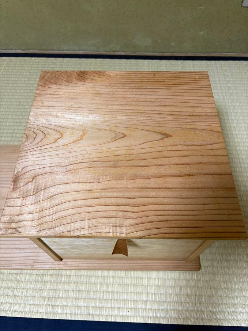 ★中古品★茶道具　組立式　ツボツボ透　糸巻棚