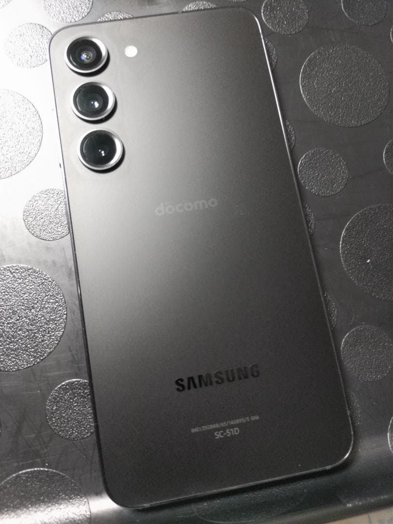 美品Samsung Galaxy s23 256GB ブラック SIMフリー