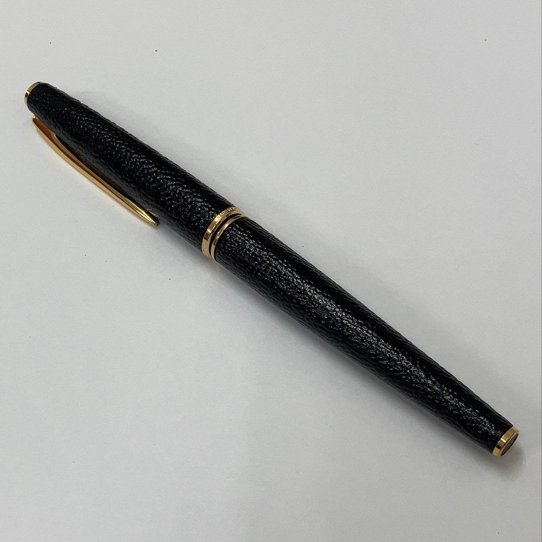 【極美品】 PILOT パイロット　 万年筆 皮巻き ペン先　K14 細字　F