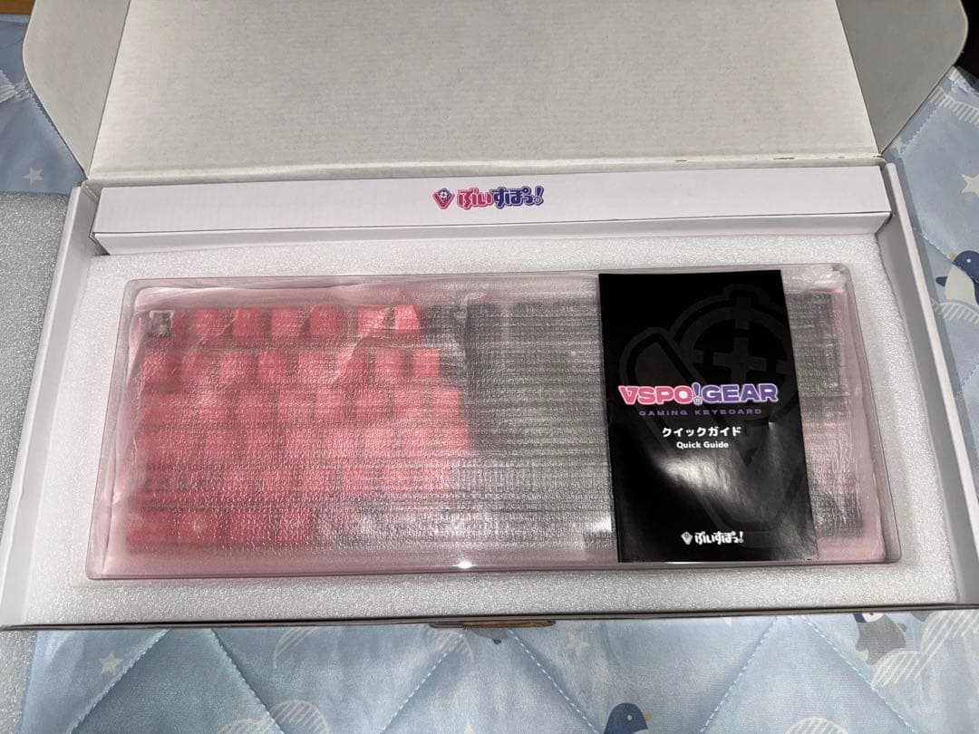 ぶいすぽっ！　橘ひなの　ゲーミングキーボード　VGGCキーキャップ付き