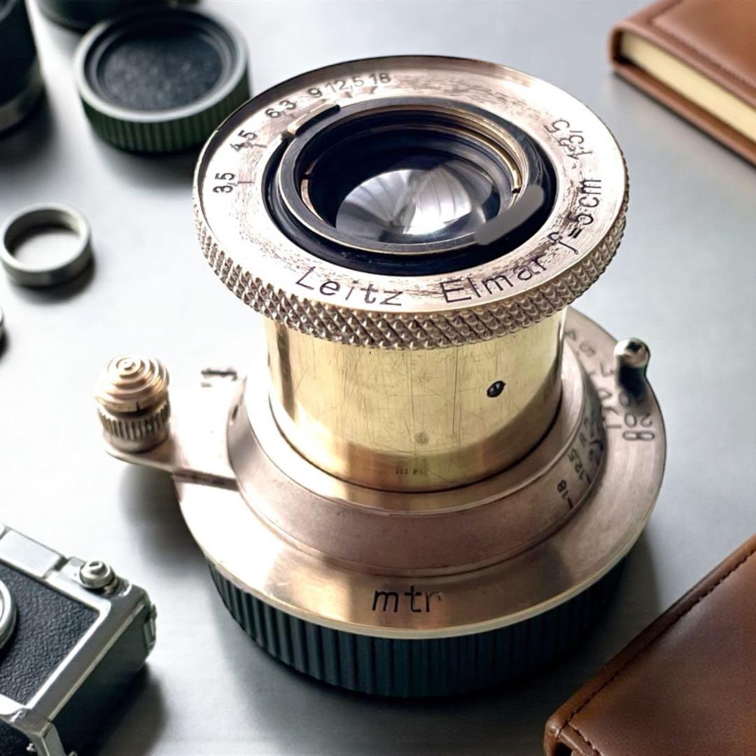 【OH済】Leica: Elmar 50mm/f3.5 ニッケルエルマー