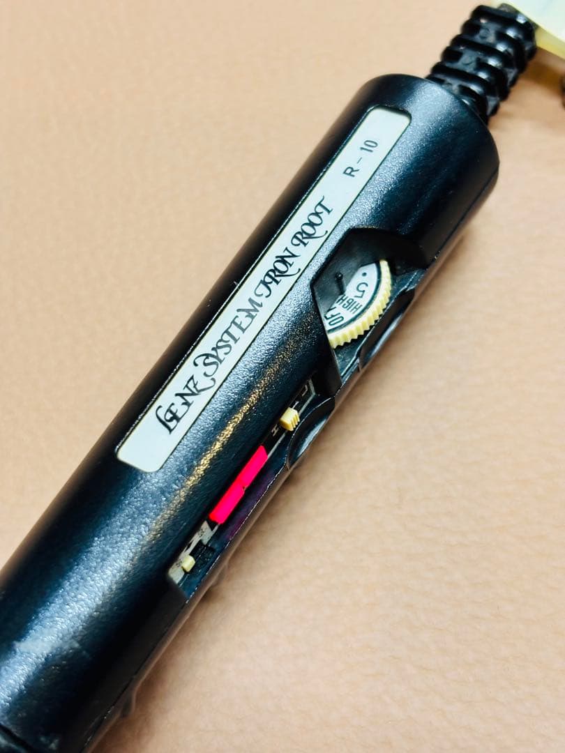 未使用に近い超美品　LENZ Ｒ-10 元巻きレンツ丸アイロン　理容アイロン