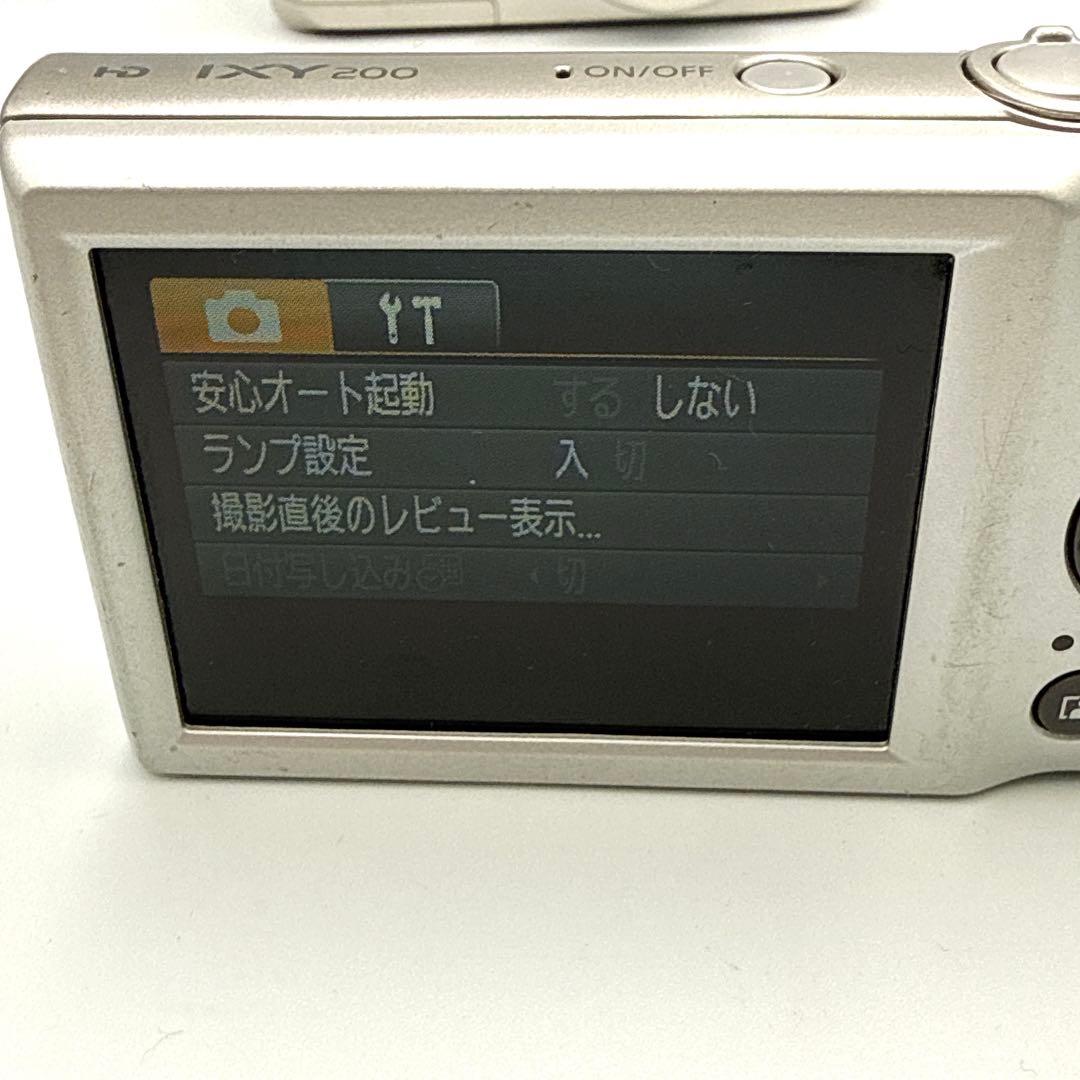 Canon キャノン IXY 200 デジカメ イクシー シルバー