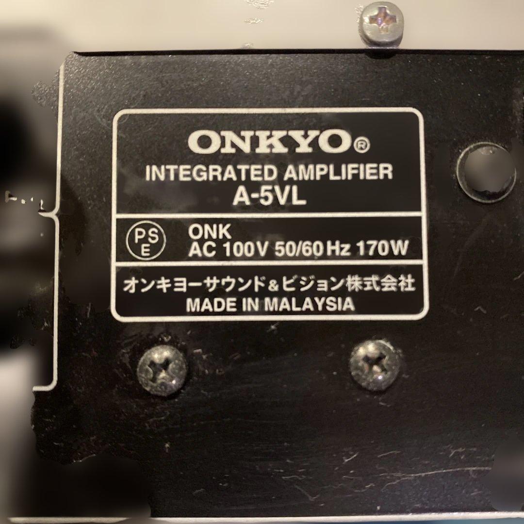 オンキョー A-5VL ONKYO プリメインアンプ