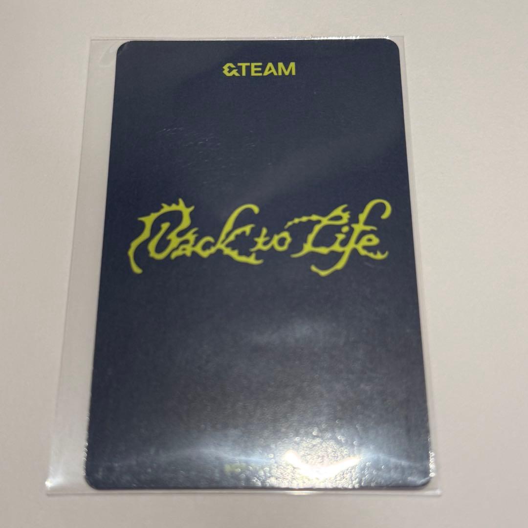 &TEAM Back to Life アンコン スクラッチ 2等 ニコラス